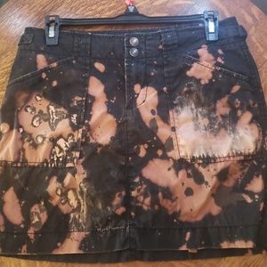 Grunge Acid wash skirt